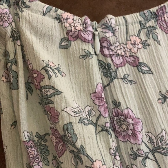 Kids floral jumpsuit with slit in leg - Picture 8 of 8